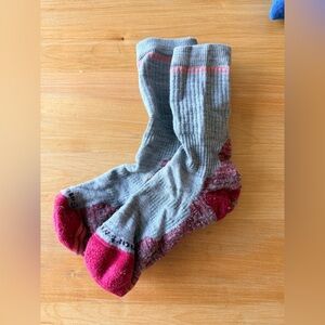 Smartwool Gray and Red Women's Socks